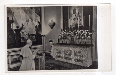 PAPIEŻ Pius XII - Matka Boska Częstochowska ok1950