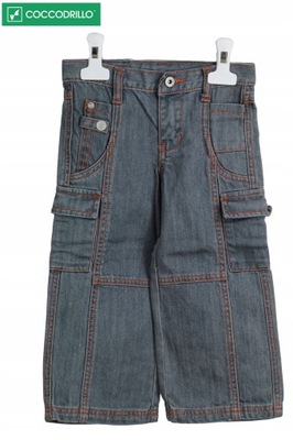 COCCODRILLO spodnie jeansowe bawełniane dziecięce