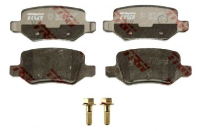 Trw тормозные колодки тормозные mercedes задний  w168 a-klas. trw фото №1