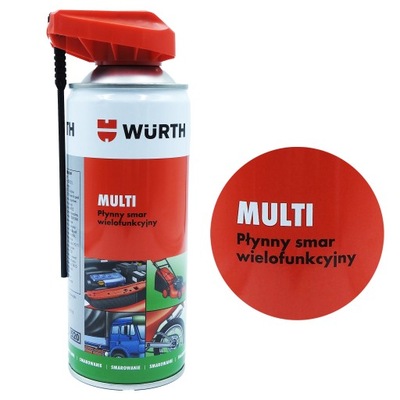 WURTH ODRDZEWIACZ ZMYWACZ СМАЗКА МАСЛО 400 ML MULTI УНИВЕРСАЛЬНИЙ PREPARAT 5W1