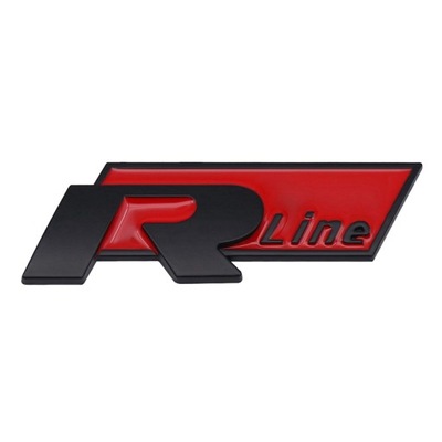 R-LINE EMBLEMA VOLKSWAGEN INSIGNIA PARA SANTANA POLO PASSAT SHARAN 7.1X2.4CM  