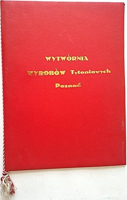 LIST POCHWALNY WYTW. WYROBÓW TYTONIOWYCH P-Ń 1977