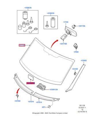 Стекло передняя ford transit mk6 фото №1