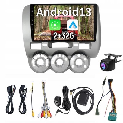 RADIO 2DIN DE AUTOMÓVIL ANDROID HONDA FIT JAZZ CITY 2002 2003 2004 2005-2007  