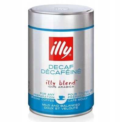 Kawa ILLY Bezkofeinowa 250g Mielona 100% Arabica