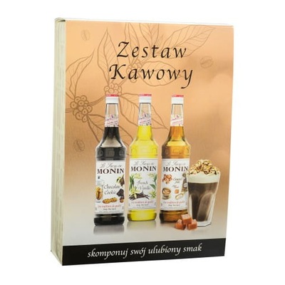 Zestaw syropów do kawy Monin Coffee 3x50ml