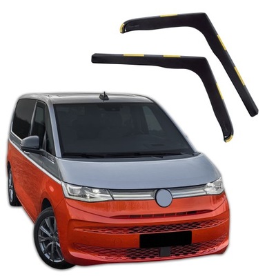 SIDE-WINDOW DEFLECTORS HEKO VW MULTIVAN IV T7 FROM 2021  