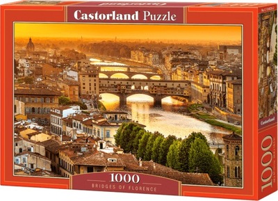 Puzzle 1000 Mosty Florencji CASTORLAND