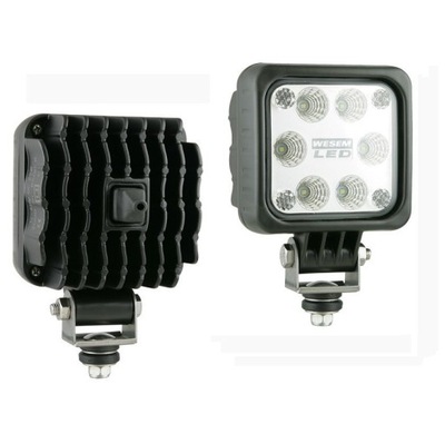 FARO EN FUNCIONAMIENTO DIODO LUMINOSO LED 1500LM 50° 48V CONEXION AMP LED1F.  