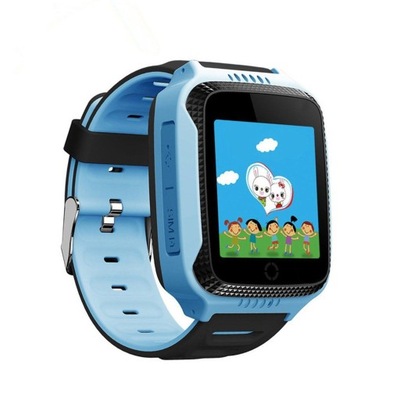 Zegarek GPS dla dzieci zegarek Ekran telefonu Krok niebieski