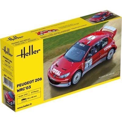 Peugeot 206 WRC'03 1:43 Heller 80113