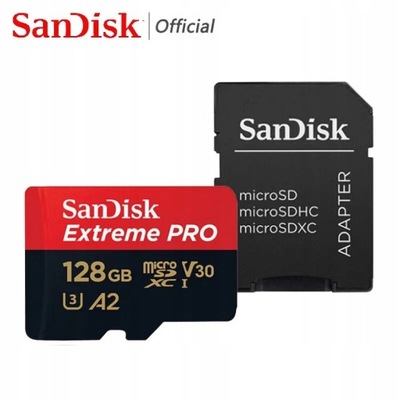SanDisk Karta pamięci Extreme 128 GB microSDXC
