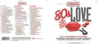 3 CD Various - Essential - 80s Love ___________________________