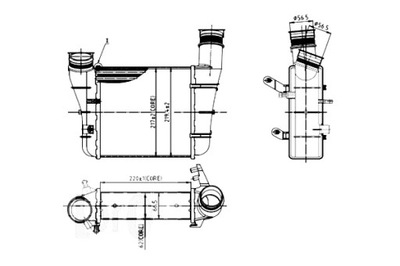 INTERCOOLER AUDIA4 S4 ABAKUS  