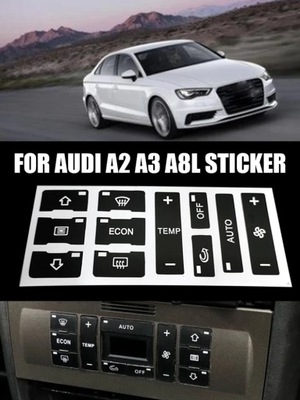 FOR AUDI A2/ A3 8L A/C BUTTON SET REPAIR FIX WYBLAKLE BRZYDKIE NAKL  