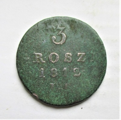 3 Grosze 1812 r. Księstwo Warszawskie