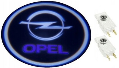 LUCES PROJEKTORY DE PUERTA 2 PIEZAS OPEL INSIGNIA DIODO LUMINOSO LED LOGOTIPO  