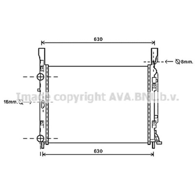 CHLODNICA, SISTEMA AUŠINIMO VARIKLIO AVA QUALITY COOLING RTA2469 