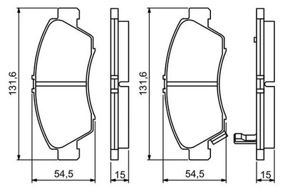 BOSCH 0 986 494 299 ZAPATAS DE FRENADO  