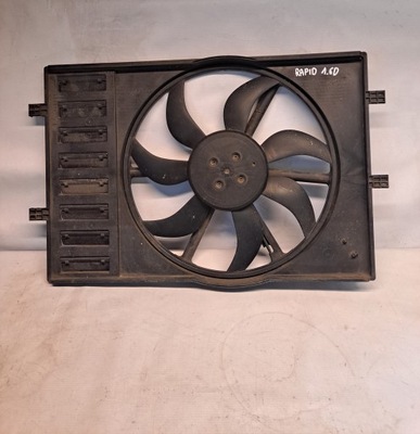 Вентилятор радіатора skoda rapid 1,6 tdi 6c0121207 6r0959455f фото №1