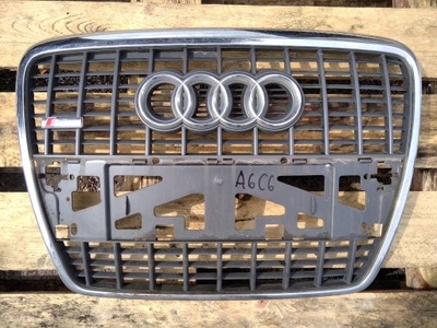Решітка радіатора захист радіатора решітка радіатора audi a6 c6 sline фото №1