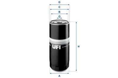 UFI FILTRO ACEITES MACK RENAULT VI AE-SERMAGNUM UFI  