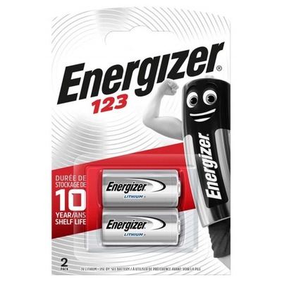 BATERIA LITOWA LITHIUM ENERGIZER CR123 WYDAJNE 2szt