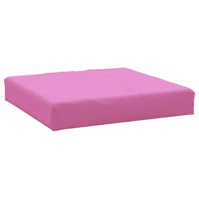 Poduszka na palety, różowa, 60x60x10 cm, tkanina