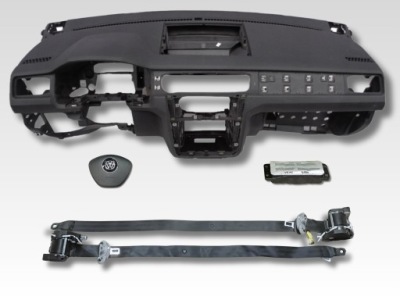 Volkswagen vw caddy 2k5 приборная панель молдинг подушка безопасности ремни reg фото №1