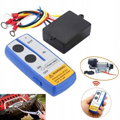 CONTROL REMOTO PARA WYCIAGARKI AFUSTE JEEP BEZPRZEWODOWY RADIO 12V WCIAGARKI WINDY  