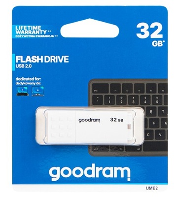 PENDRIVE 32GB GOODRAM UME2 USB2.0 FLASHDRIVE(3687a