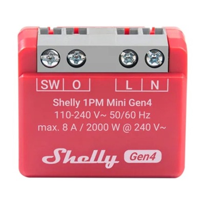 Sterownik Shelly 1PM Mini Gen4 Zigbee Matter WiFi Smart Home