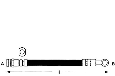 ПАТРУБОК ТОРМОЗНОЙ AP SHB000580 SHB000581 8510285 S