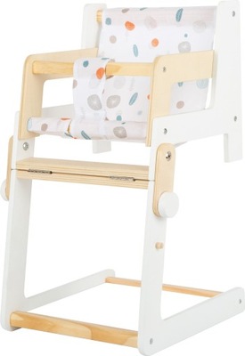 Krzesło Krzesełko Drewniane dla Lalek Lalki 2w1