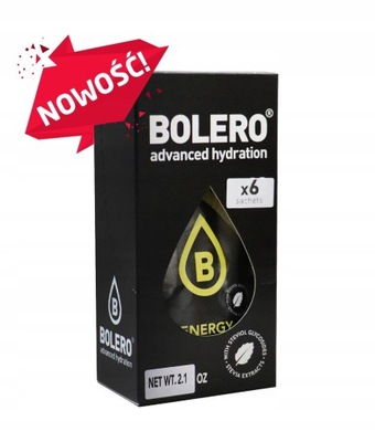 Bolero Sticks 6x10g | Energy Energetyk 6 saszetek BEZ CUKRU
