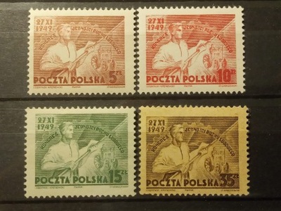 POLSKA Fi 501-504 * 1949 Kongres Jedności