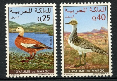Maroko** Mi. 672-73 Ptaki