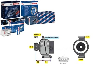Генератор bosch 1145715 1479818 2s6t10300fc 2s6t1 фото №1