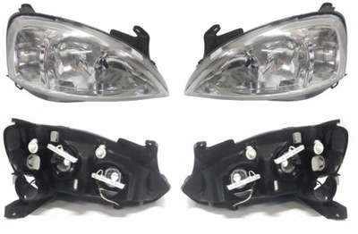 Фара лампа opel corsa combo c 00-03 oryg l+p фото №1