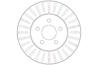 Trw тормозные диски тормозные 2szt. chrysler перед voyager фото №1
