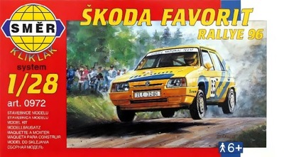 Model Smer 0972 Škoda Favorit Rallye 96