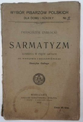 Sarmatyzm Franciszek Zabłocki