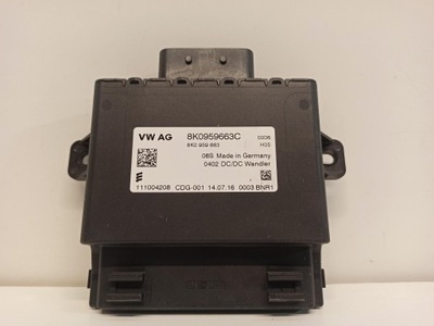 Audi a8 d4 модуль блок керування напруги 8k0959663c фото №1