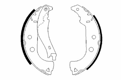 Bosch 986 487 629 набор колодка тормозных фото №1