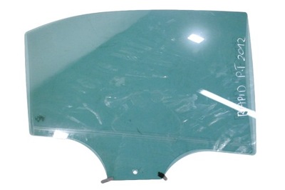 Skoda rapid стекло дверь правая задняя 5ja845206b фото №1