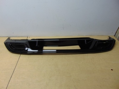 Накладка бампера задняя диффузор vw golf vii r-line фото №1