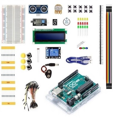 Zestaw startowy edukacyjny do Arduino Uno Rev3 BASIC A000066