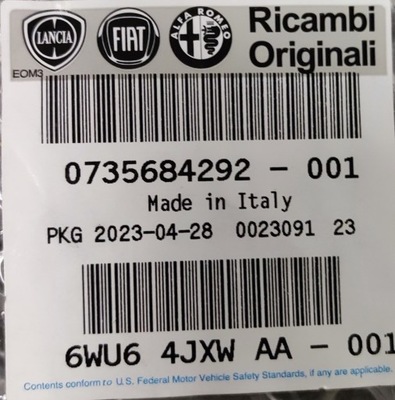 Nakładka tylna prawa Fiat Ducato 735684292 
