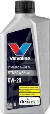 VALVOLINE OLEJ SYNPOWER DX1 0W20 1L