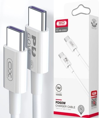 Kabel 1m USB-C PD 40W Telefonu Ładowarki USB QC XO